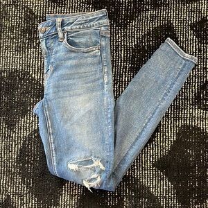 AE Distressed Blue Jeans